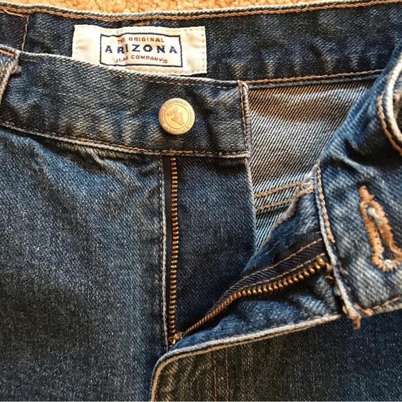 Arizona High Waist Denim Shorts Womens Size 11 Blue Vintage y2k - Picture 10 of 13